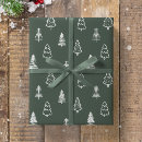Search for pine tree wrapping paper Modern christmas