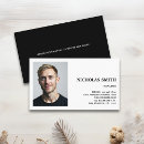 Search for property management business cards Black and white