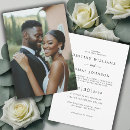 Search for bride and groom wedding invitations Minimalist