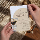 Search for martini bridal shower invitations Brunch