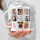 Recherche de noël noir et blanc tasses Collage de photos