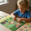 Recherche de girafe mignonne puzzles Enfants