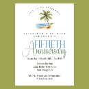 Search for palm tree anniversary party invitations Couple