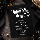Search for we are tying the knot invitations Typography
