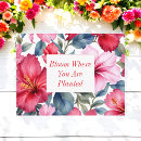 Recherche de fleurs roses cartes postales Tropical