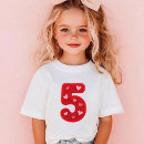Search for 5th birthday tshirts Number 5