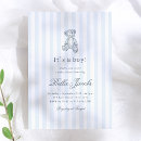 Search for vintage baby boy shower invitations Preppy