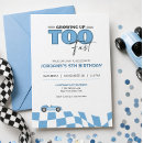 Search for too fast birthday invitations Race