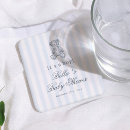 Recherche de ours dessous de verres Baby shower
