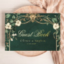 Search for vintage wedding guest books Gold foil