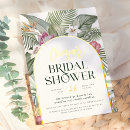 Recherche de tropical floral bridal shower invitations Bride