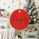 Search for dad to be ornaments Pregnancy reveal