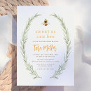 Search for sweet as can bee invitations Greenery