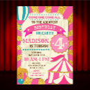 Recherche de de de cirque anniversaire invitations Rose