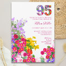 Search for 95 years birthday invitations 95th birthday party
