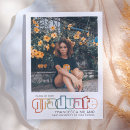 Search for retro graduation announcement cards College