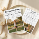 Search for fun graduation invitations Black and white