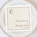 Search for fancy cocktail wedding napkins Classic
