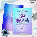 Search for trendy bar bat mitzvah invitations Star of david