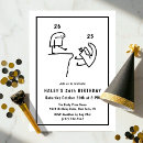 Search for 26th birthday invitations Black and white