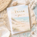 Search for beach bridal shower thank you cards Coastal