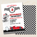 Recherche de petit pilote invitations Drapeau à damier