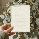 Search for classic elegant wedding invitations Vintage