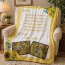 Search for sunflower photo blankets Keepsake