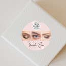 Recherche de poudre noire autocollants Photo maquillage entreprise merci