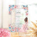 Search for baby blue quinceanera invitations Princess tiara crown