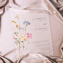 Search for pastel floral invitations Whimsical