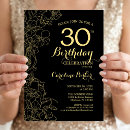 Recherche de 30ème partie invitations Élégant