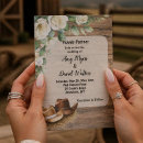 Search for western cowboy wedding invitations Rustic