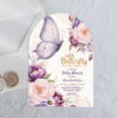 Search for butterfly garden baby shower invitations Whimsical