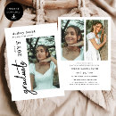 Search for 3 photo graduation invitations Modern