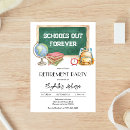 Search for teach invitations School's out forever
