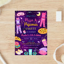 Search for pizza and pajamas party invitations Movie night