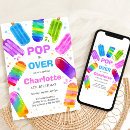 Search for sweets and treats birthday invitations Ice cream party