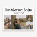 Search for adventure wedding save the dates Our adventure begins