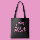 Search for yarn tote bags Typography