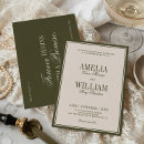 Search for cream and sage wedding invitations Simple