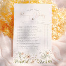 Search for boho baby shower games Wildflower