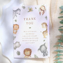 Recherche de safari thank you cards Mother to be