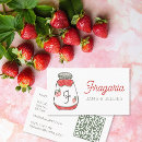 Recherche de confitures cartes visite Confiture de fraise