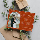 Search for orange thank you cards Minimalist
