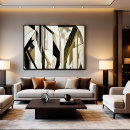 Recherche de vitrail toiles Abstrait