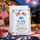 Search for balding invitations Red white blue