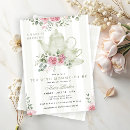 Recherche de high tea baby shower invitations Floral