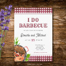 Search for barbecue wedding invitations Rustic