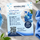Search for cleaning company flyers Qr code